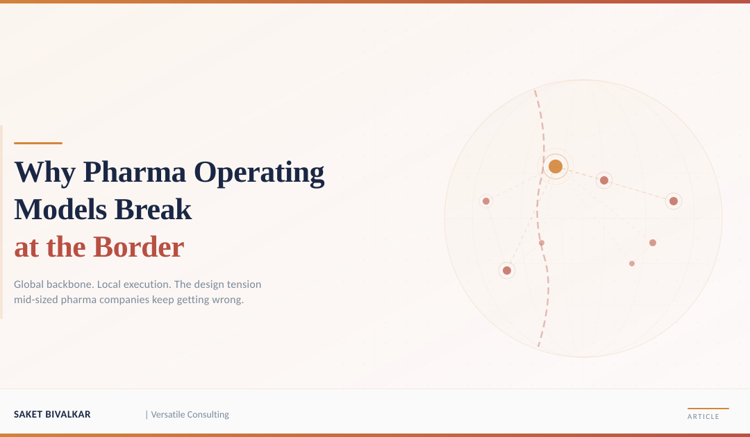 Why Pharma Operating Models Break at the Border